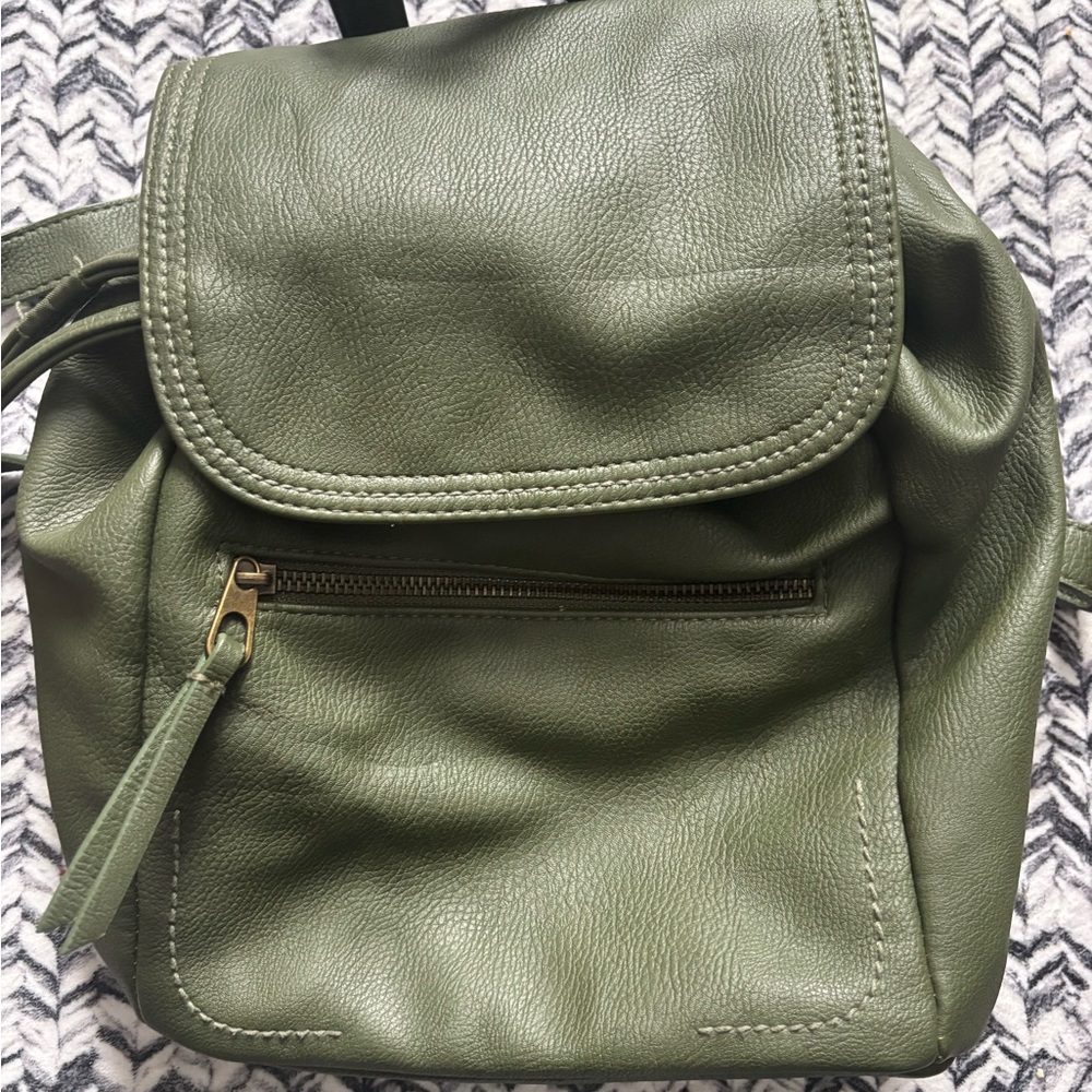 Universal Thread Olive Green Mini Backpack - image 2